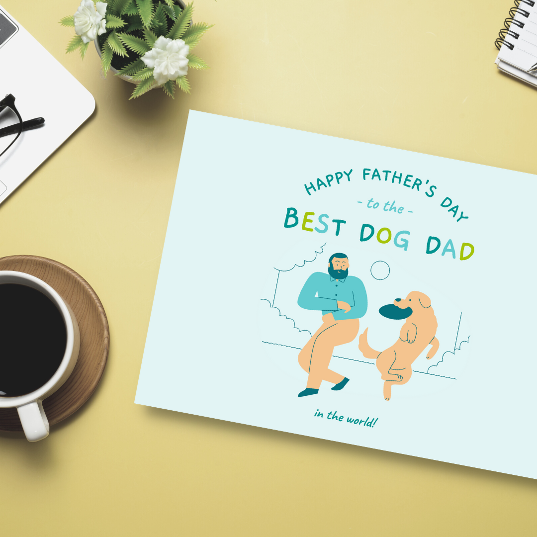 Best Dog Dad Ever FREE Printable Card Download