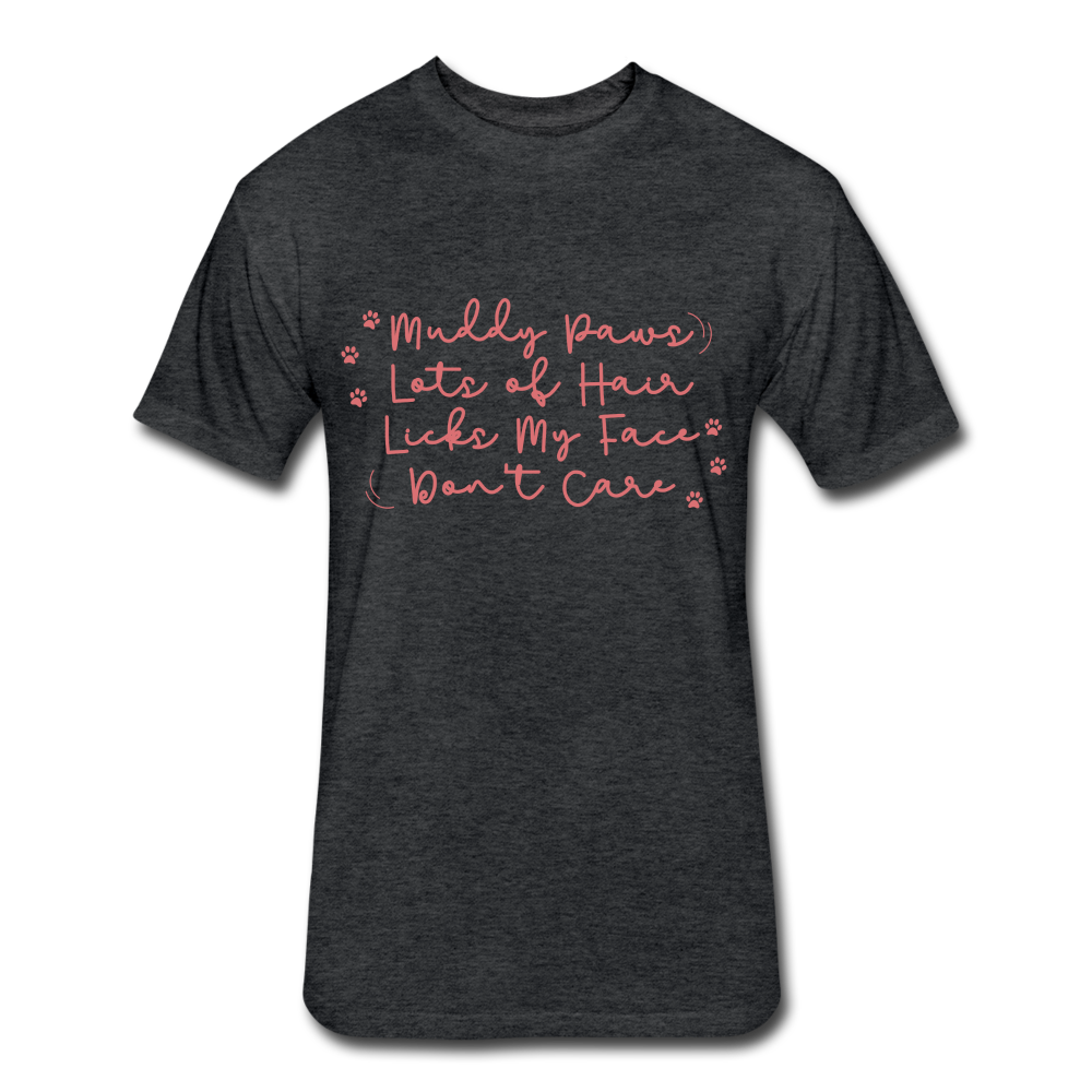 Dog Hair Don't Care Tee - heather black