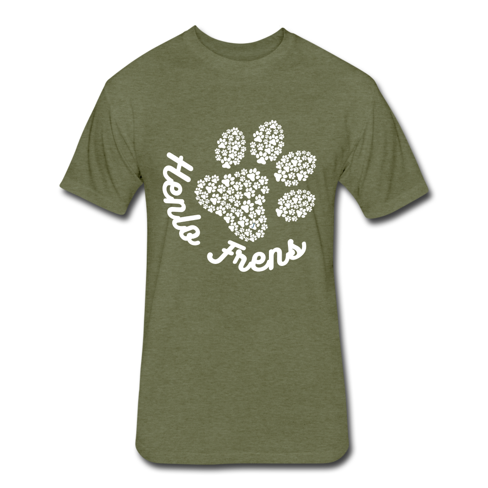 Henlo Frens Tee - heather military green