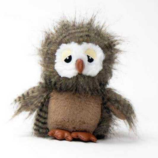 Ball Birds Fuzzy Owl Toy