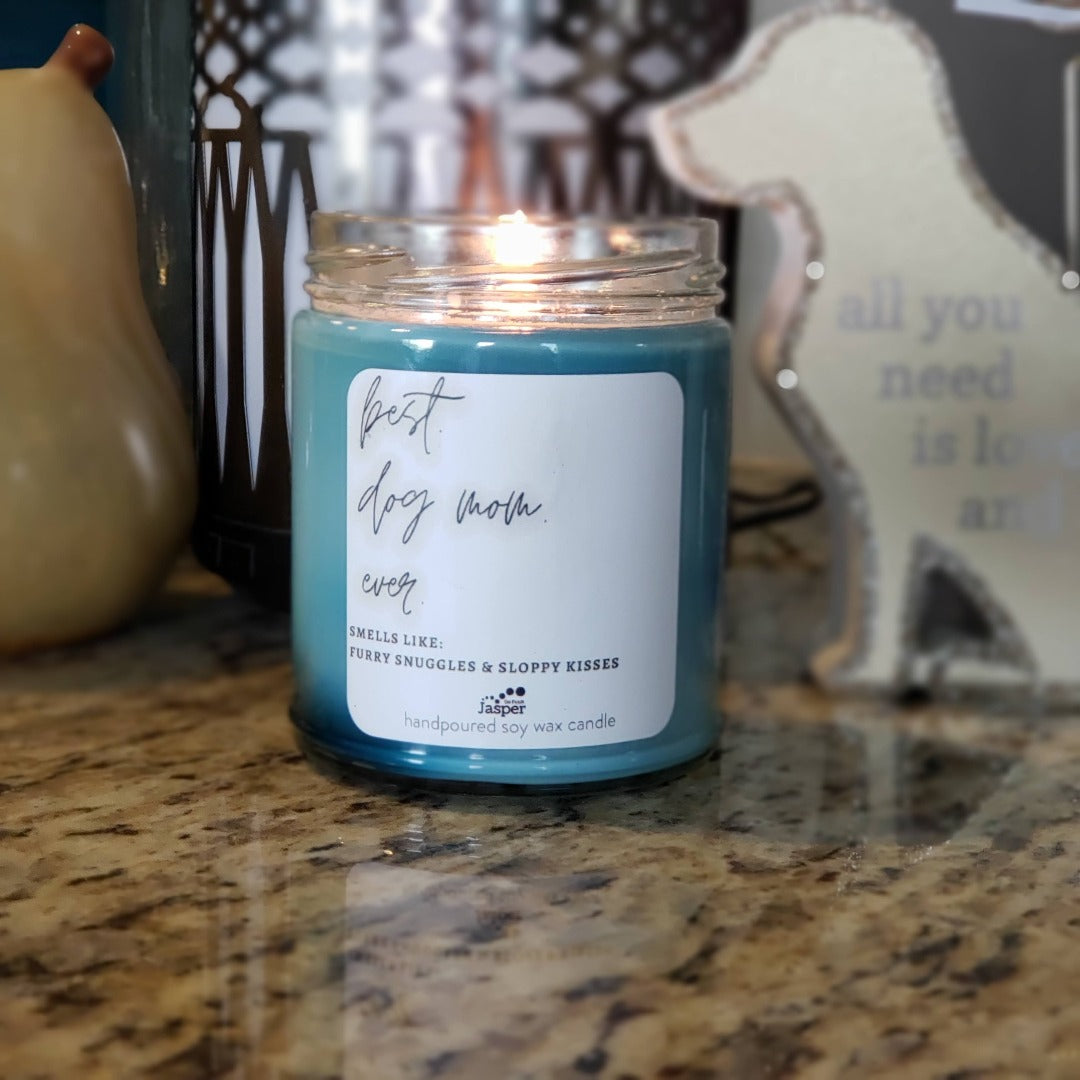 Get Cozy Fall Candle - Fall Scented Candle - Dog Lover Candle