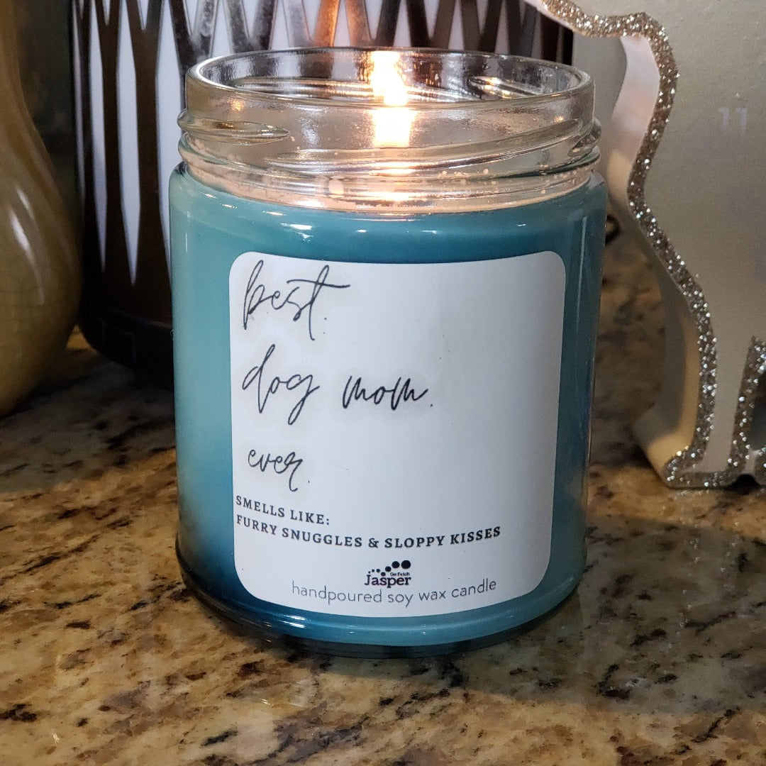 Best Dog Mom Ever Candle