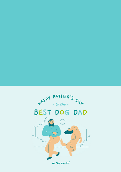 Best Dog Dad Ever FREE Printable Card Download