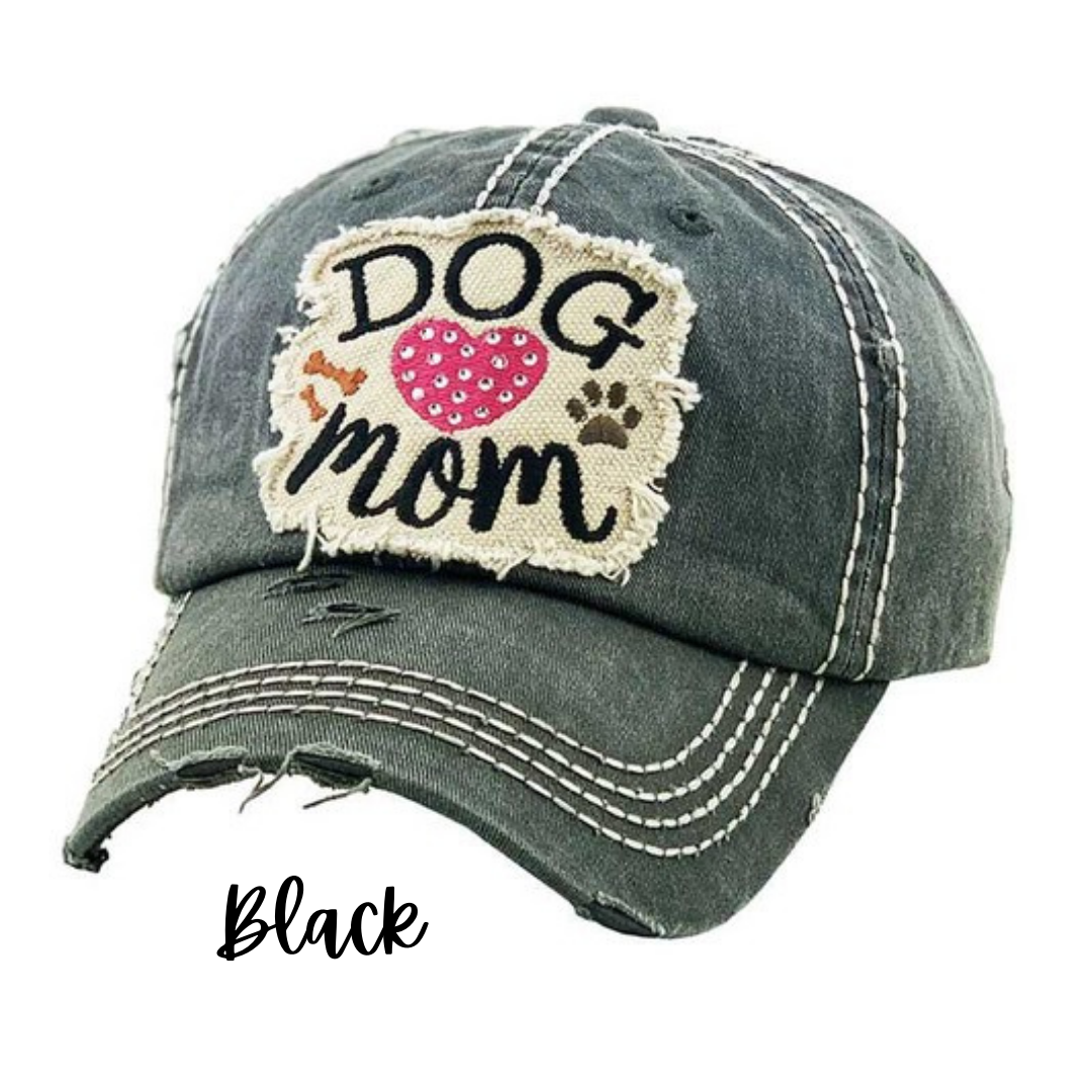 Dog Mom Baseball Hat Gift Set