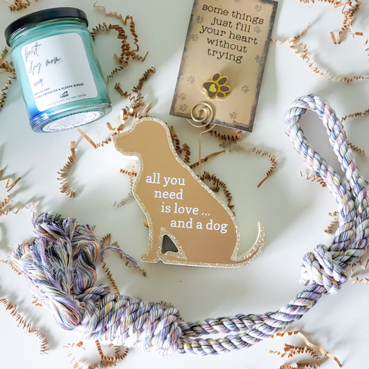 Best Dog Mom Ever Candle Gift Set
