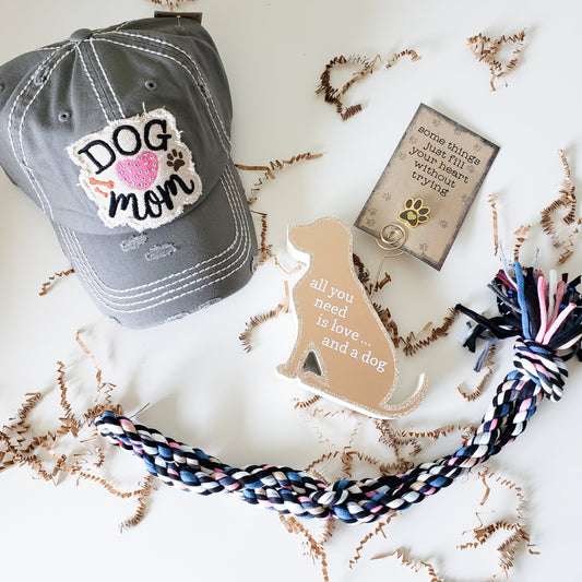 Dog Mom Hat Gift Set Box