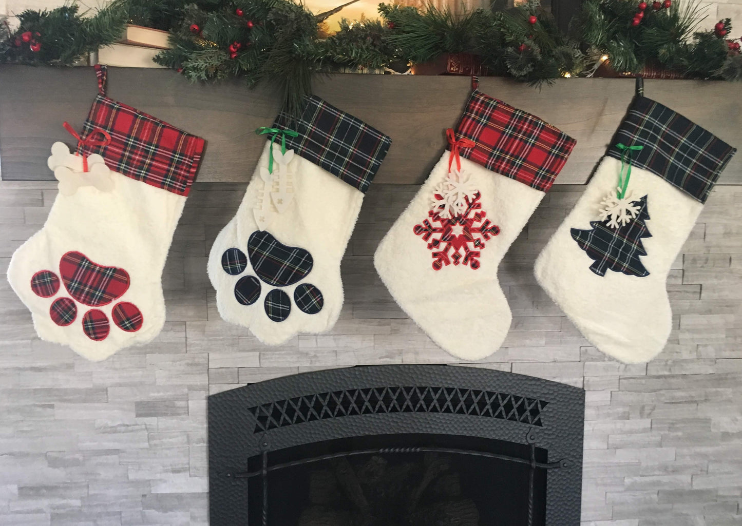 Personalized Christmas Stockings - Jasper Go Fetch