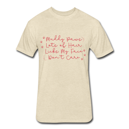 Dog Hair Don't Care Tee - heather cream