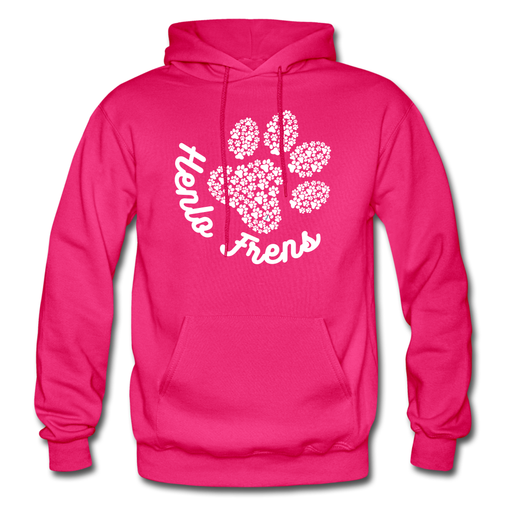 Henlo Frens Hoodie - fuchsia